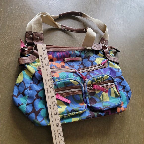 🎉🌟 HOST PICK 🎉🌟Spring Is Blooming EUC Lily Bloom Floral Shoulder Bag Handbag - Picture 1 of 10